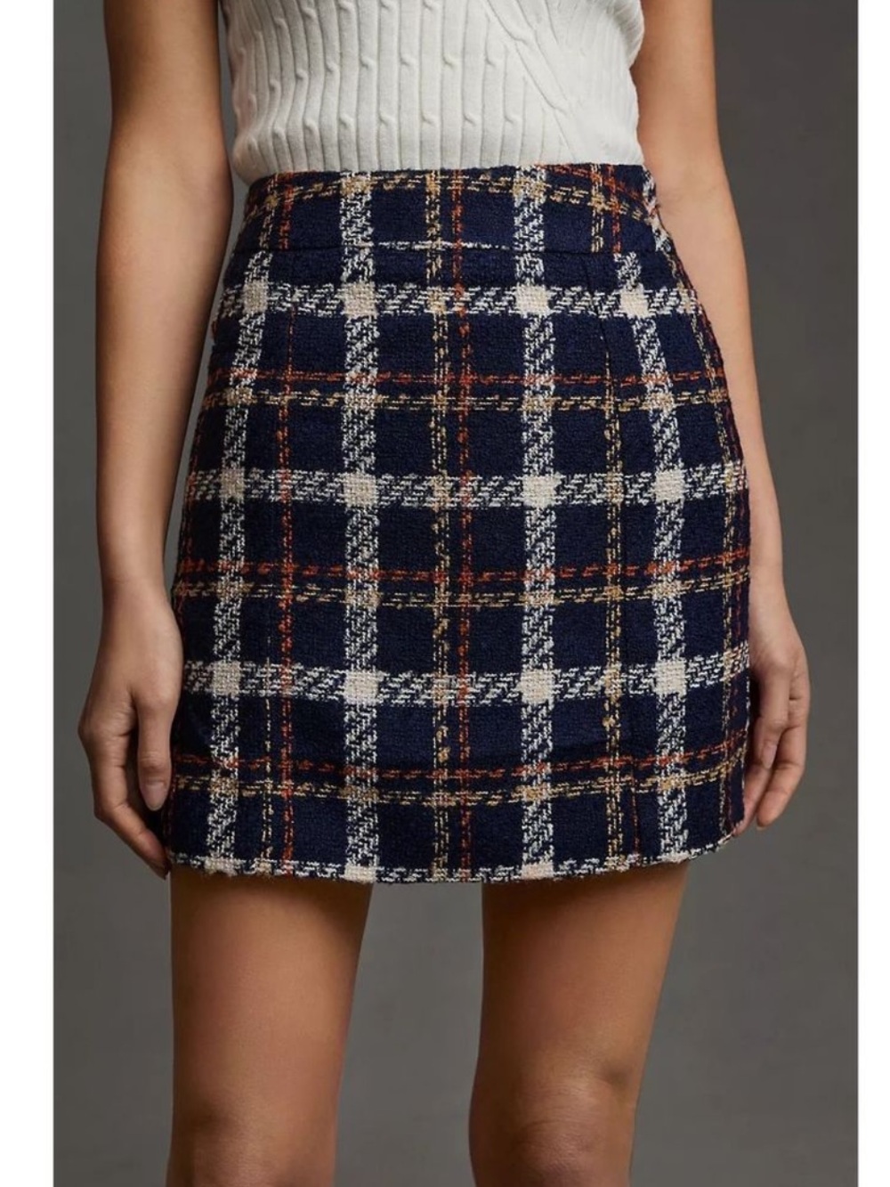 Favorite Daughter Skirt Plaid Blue Mini Skirt Size 0‎